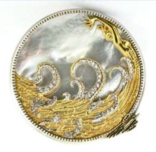 Erte: "Aphrodite" Brooch